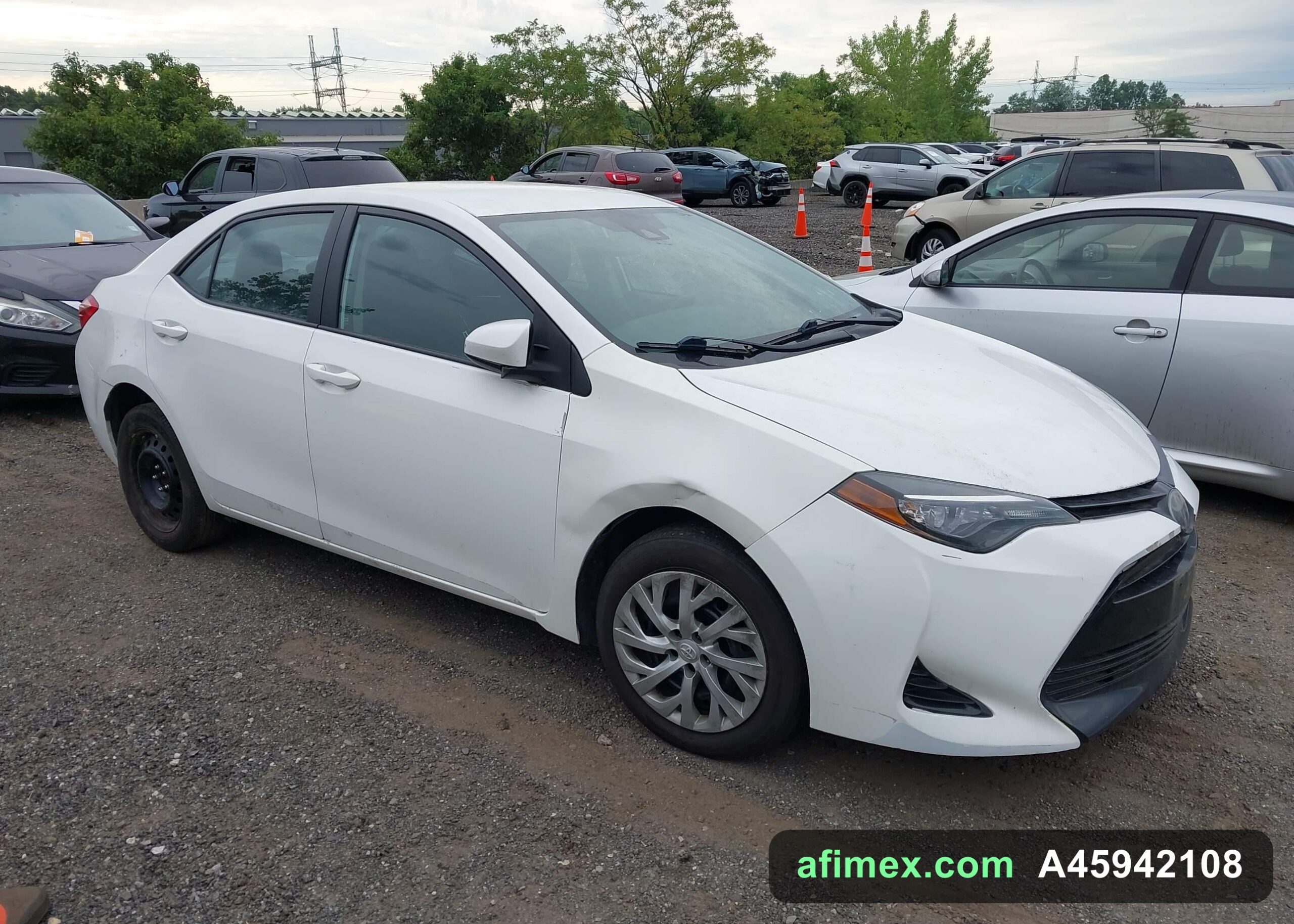 2017 Toyota Corolla for sale, ships from the USA to Mauritania