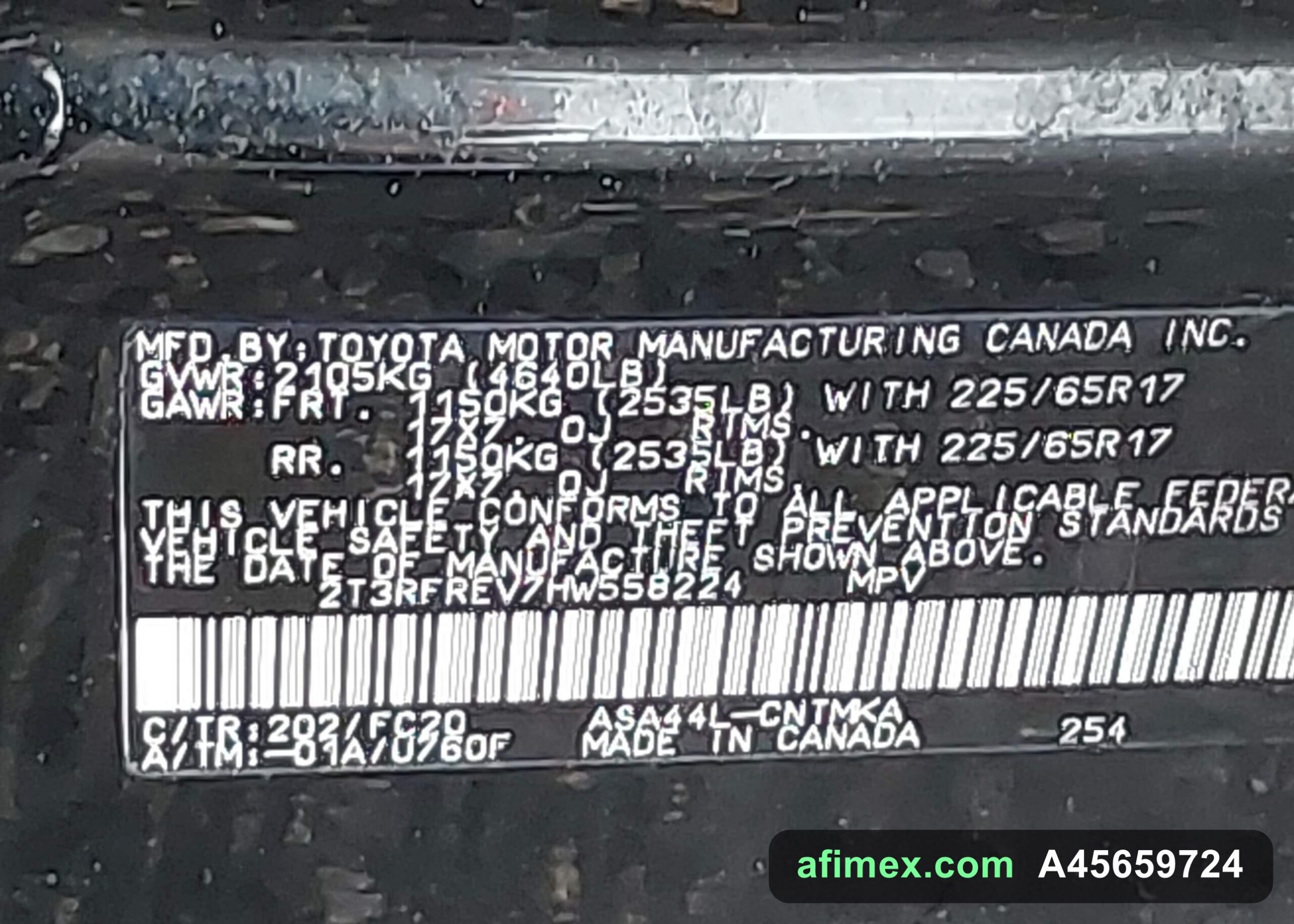 2017 Toyota RAV4 for sale in Mauritania - Ref A45659724, photo 9