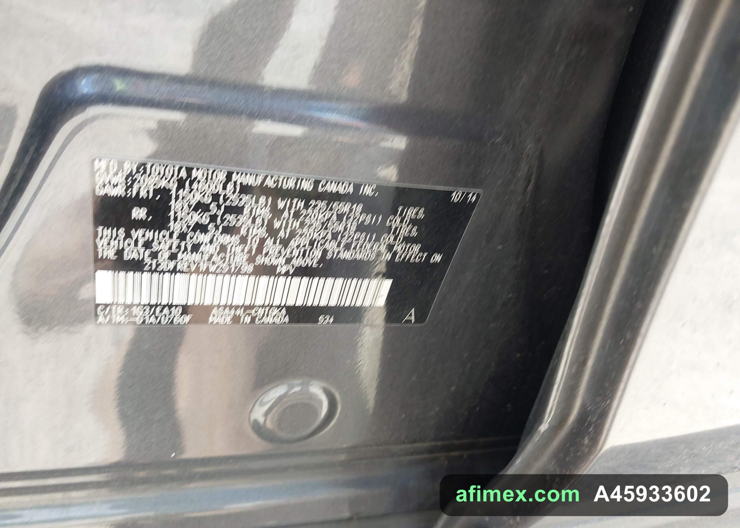 2015 Toyota RAV4 for sale in Mauritania - Ref A45933602, photo 9