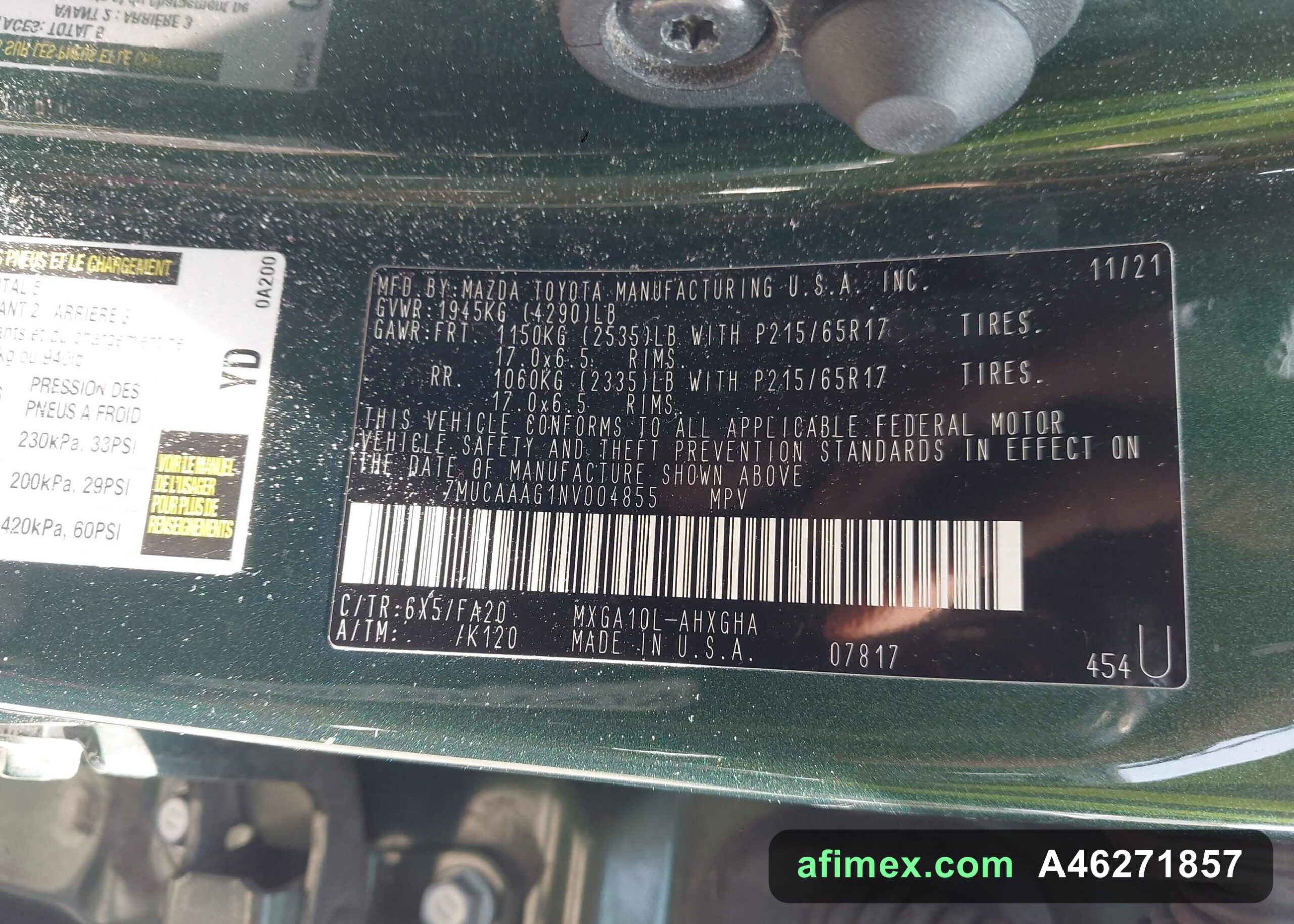 2022 Toyota Corolla for sale in Mauritania - Ref A46271857, photo 9