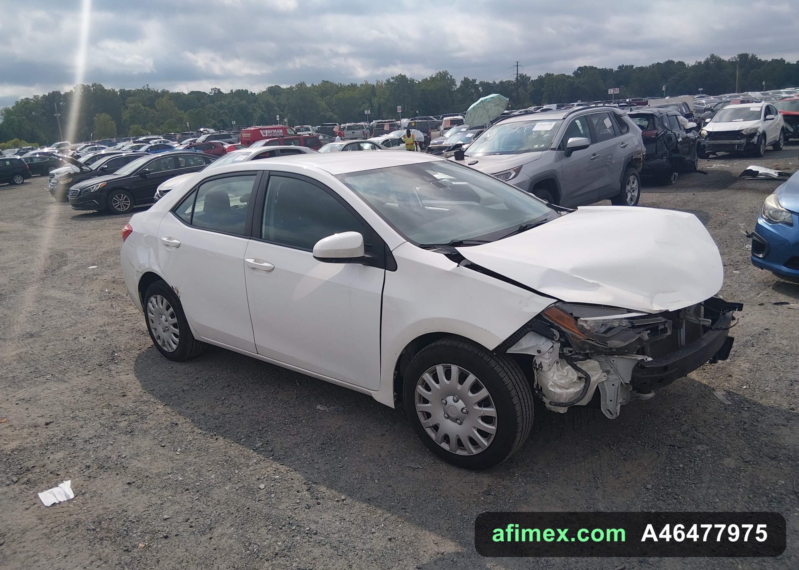 2018 Toyota Corolla for sale, ships from the USA to Mauritania