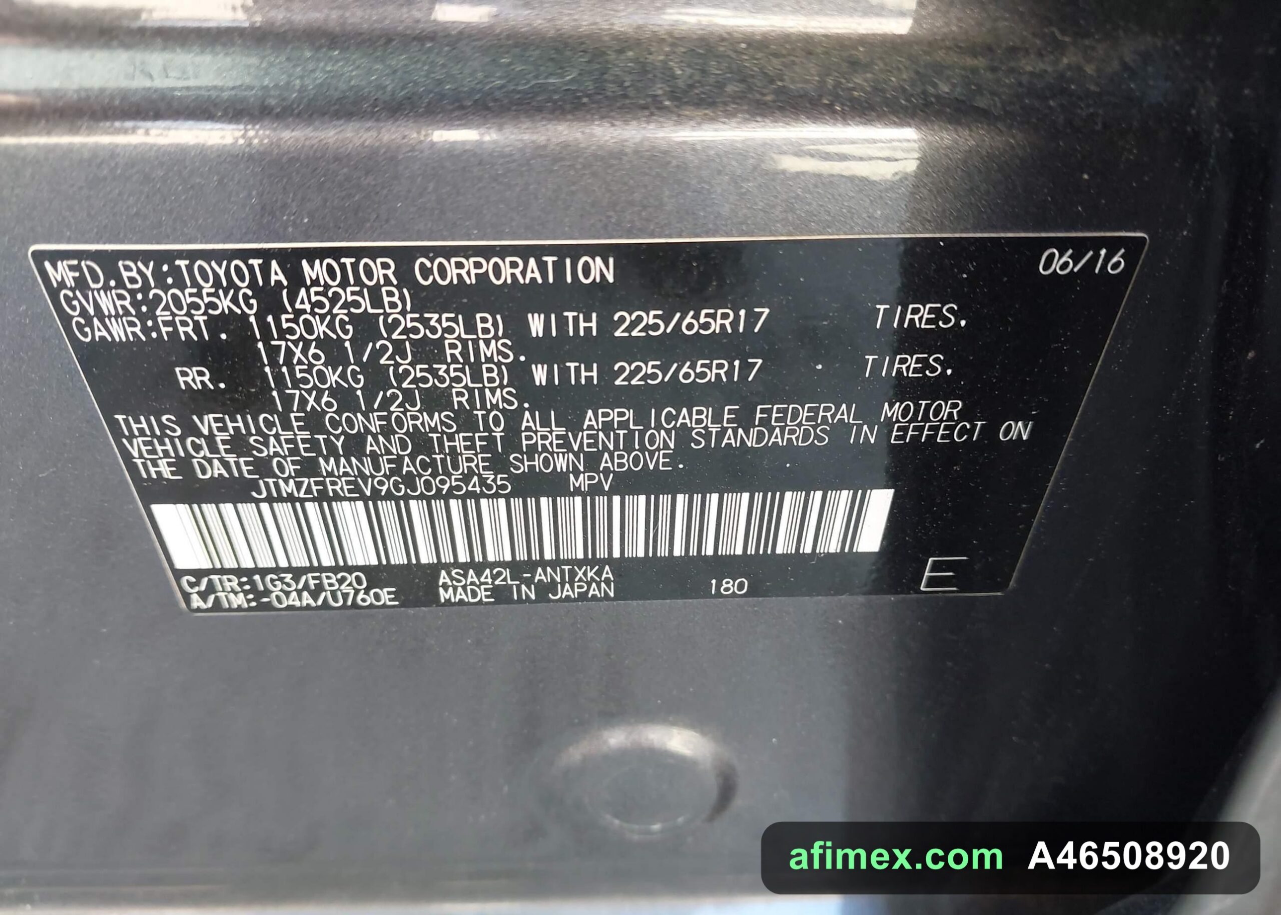 2016 Toyota RAV4 for sale in Mauritania - Ref A46508920, photo 9