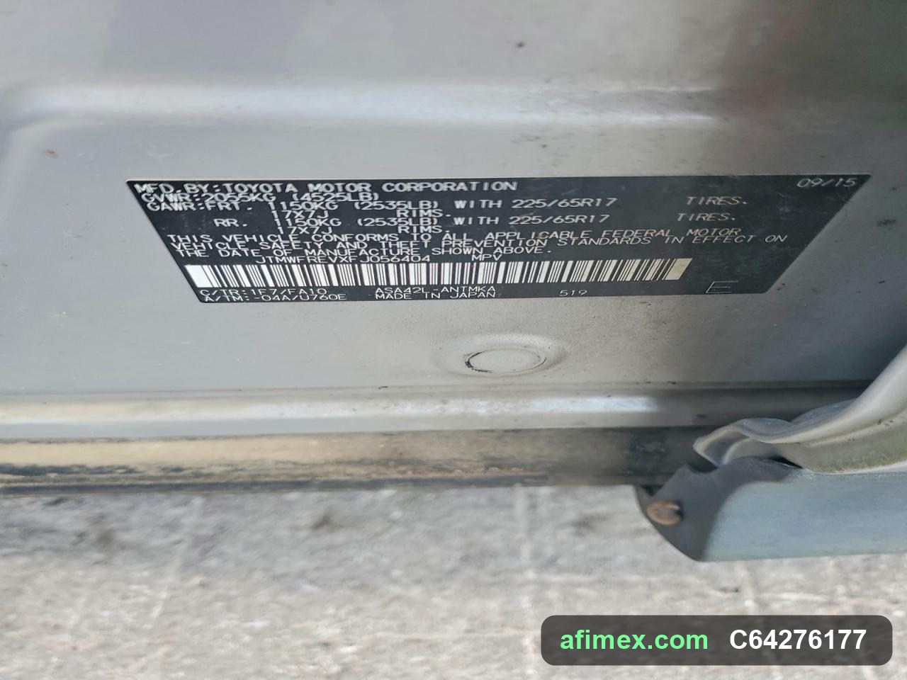 2015 Toyota RAV4 for sale in Mauritania - Ref C64276177, photo 13