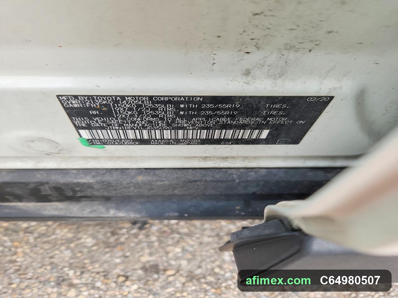 2020 Toyota RAV4 for sale in Mauritania - Ref C64980507, photo 13