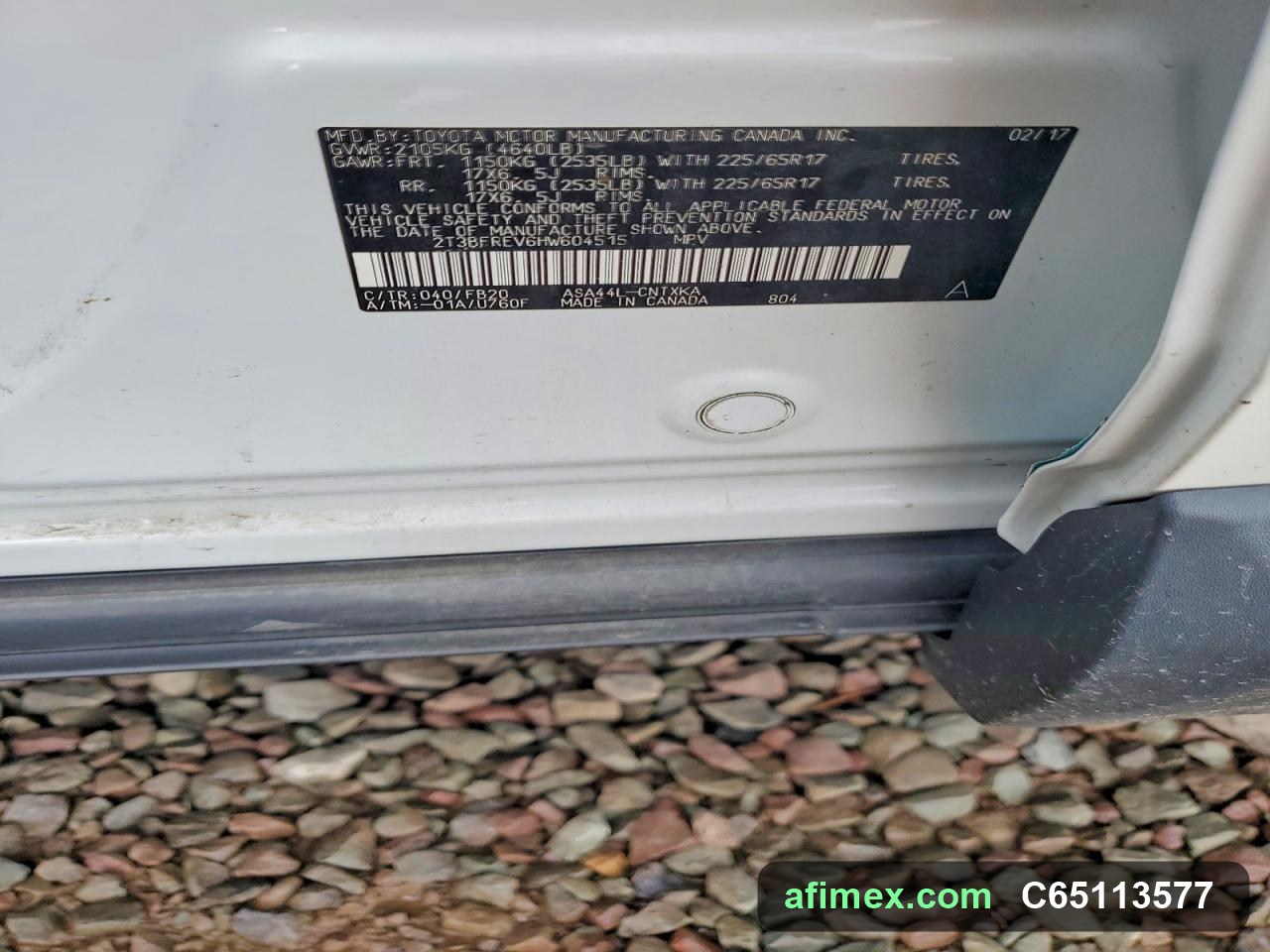 2017 Toyota RAV4 for sale in Mauritania - Ref C65113577, photo 14