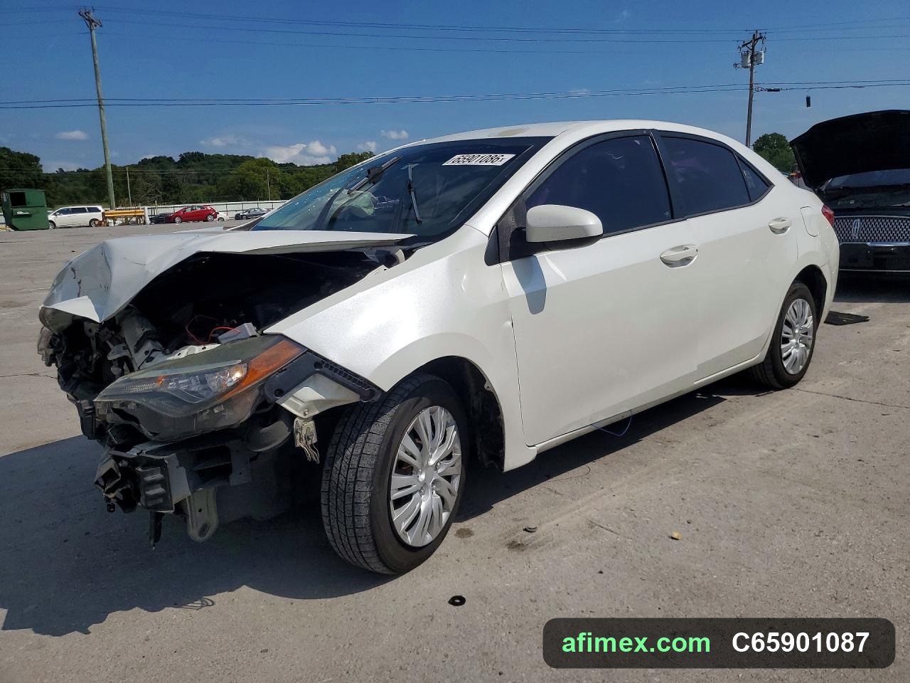 2017 Toyota Corolla for sale, ships from the USA to Mauritania