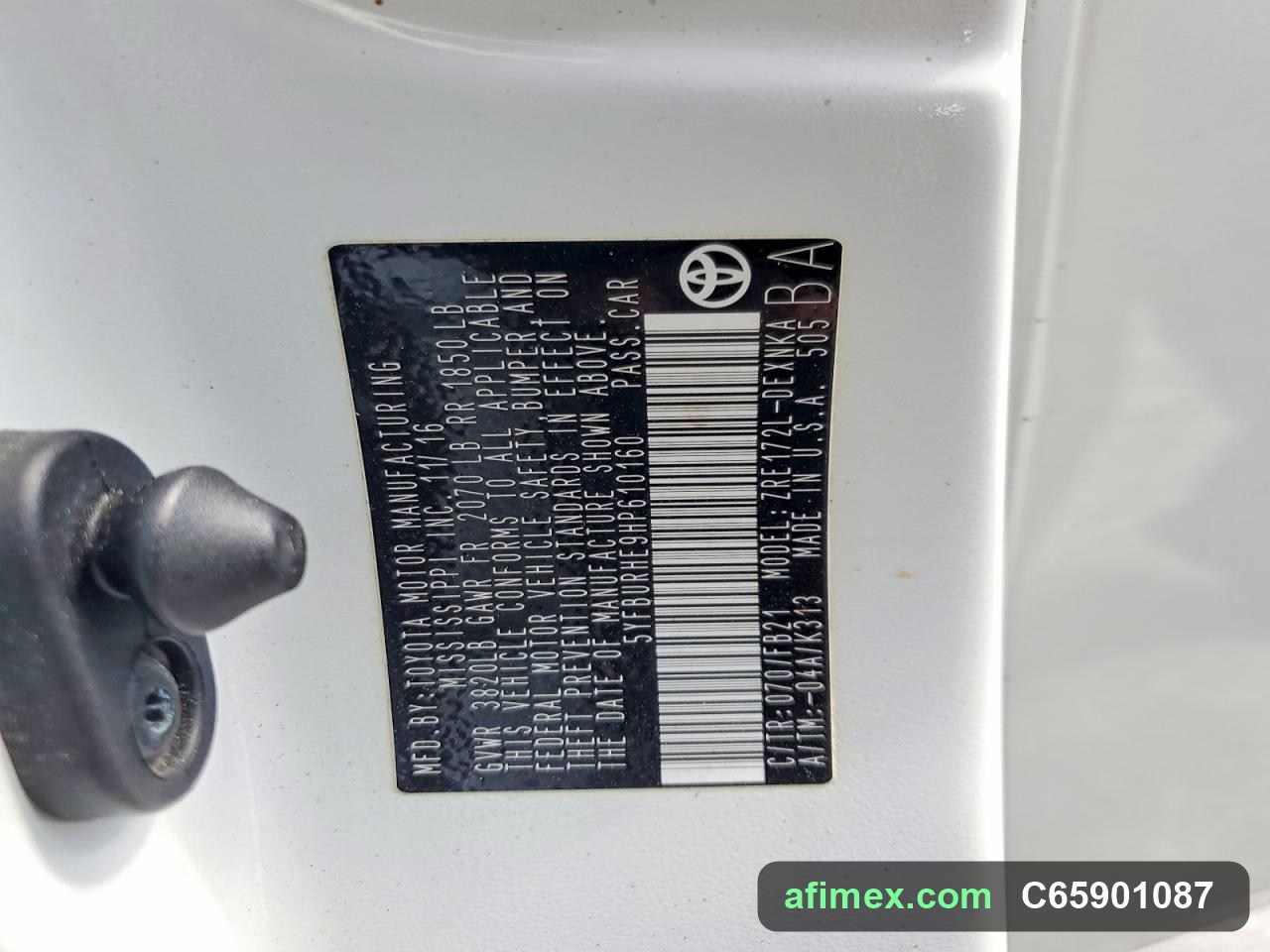 2017 Toyota Corolla for sale in Mauritania - Ref C65901087, photo 12