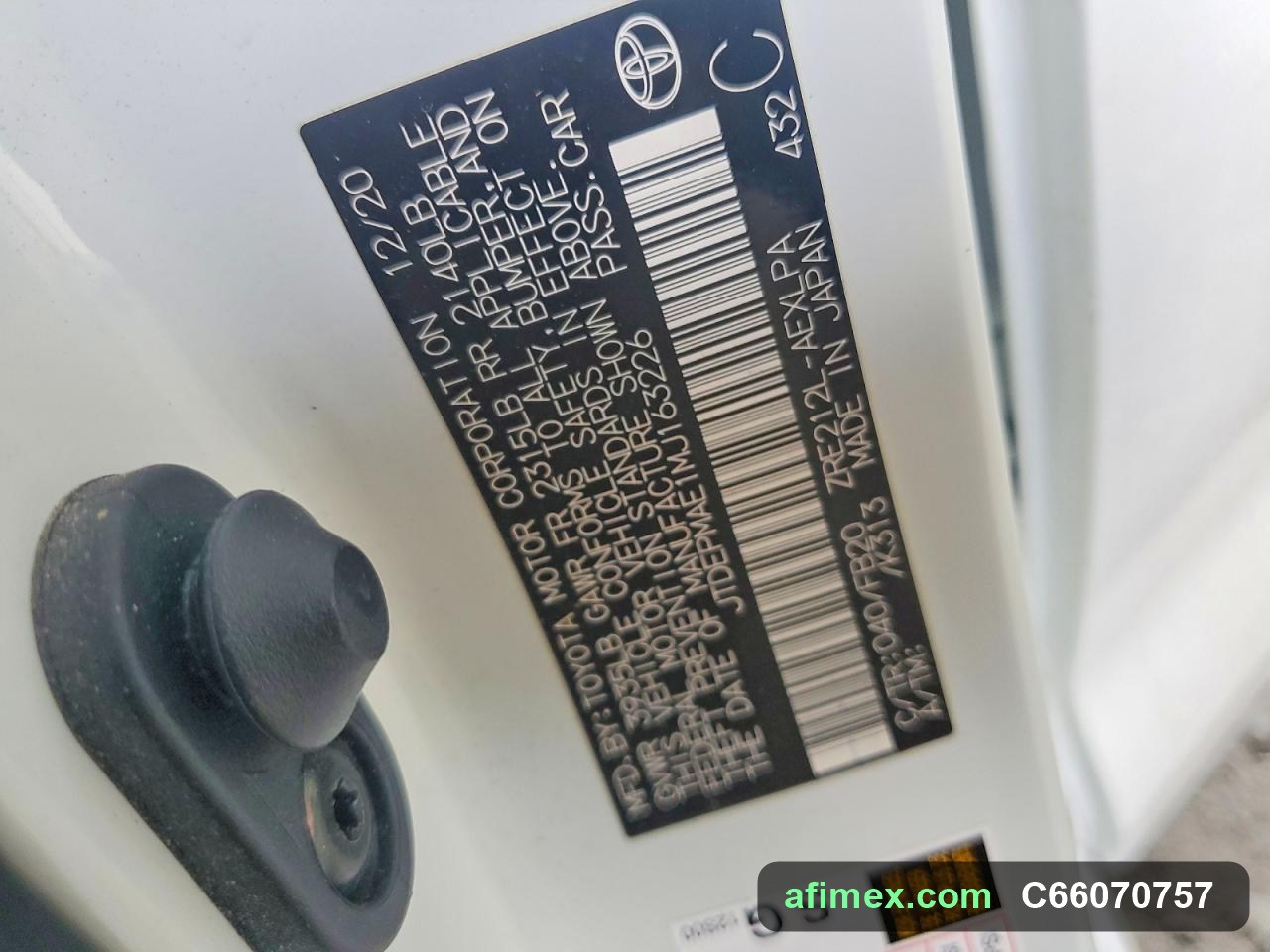2021 Toyota Corolla for sale in Mauritania - Ref C66070757, photo 12