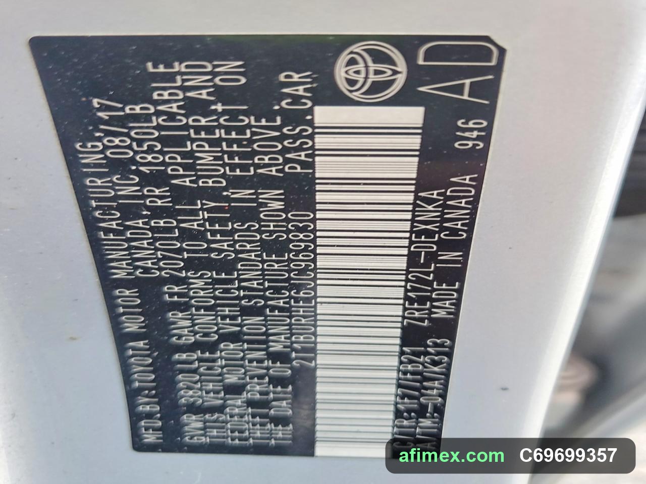 2018 Toyota Corolla for sale in Mauritania - Ref C69699357, photo 12