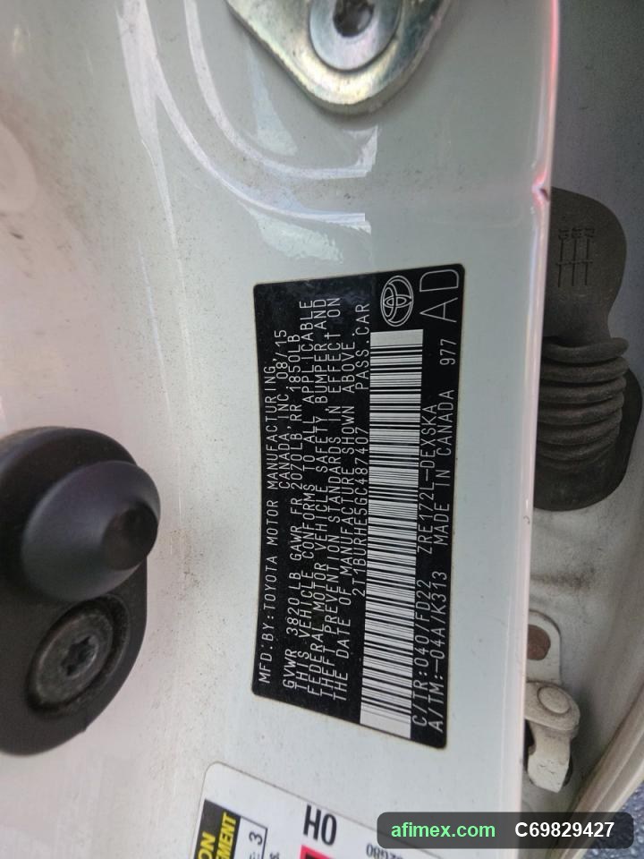 2016 Toyota Corolla for sale in Mauritania - Ref C69829427, photo 10