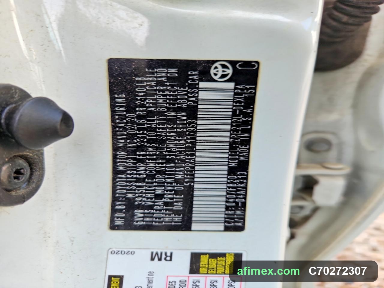2020 Toyota Corolla for sale in Mauritania - Ref C70272307, photo 12