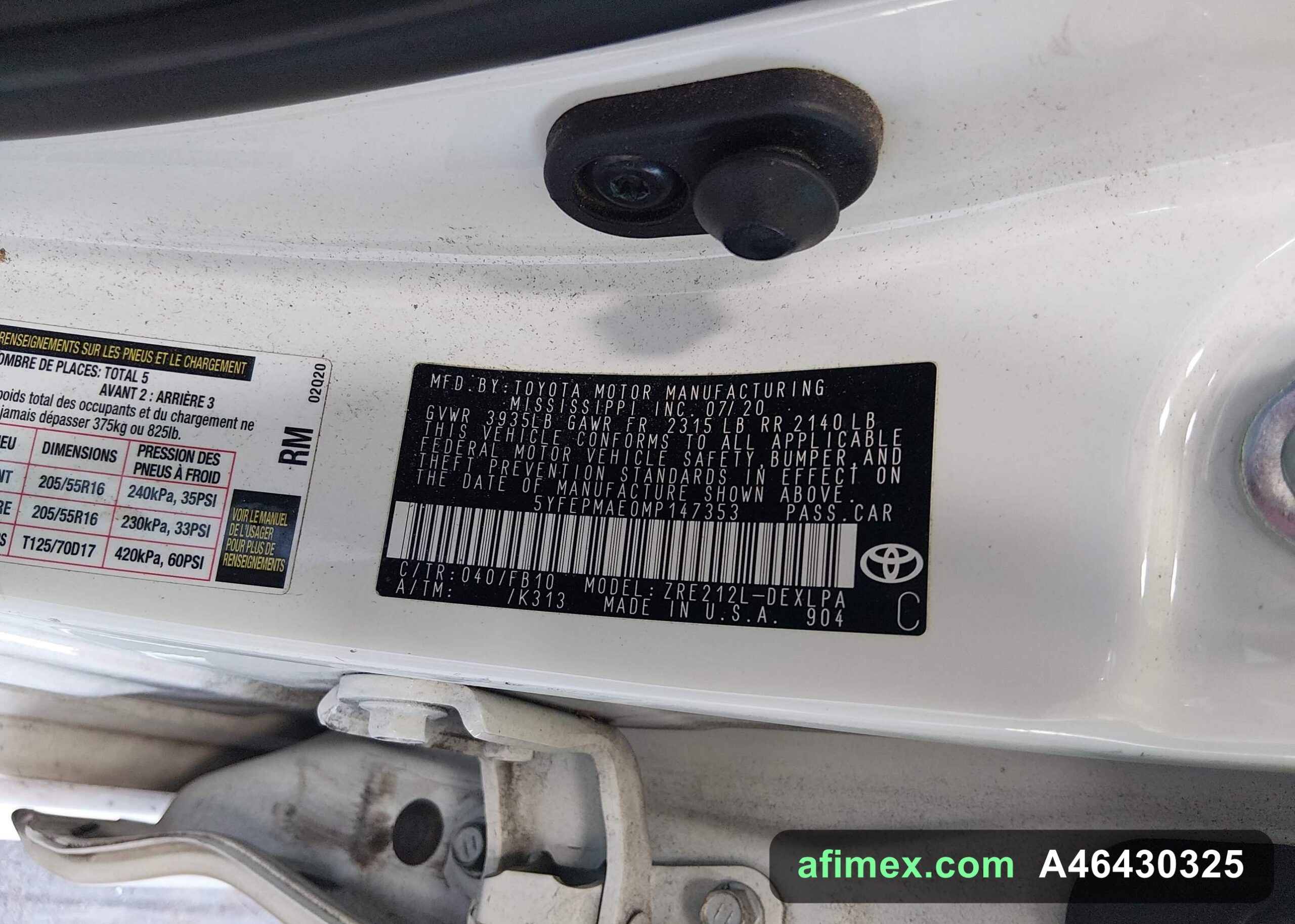 2021 Toyota Corolla for sale in Mauritania - Ref A46430325, photo 9
