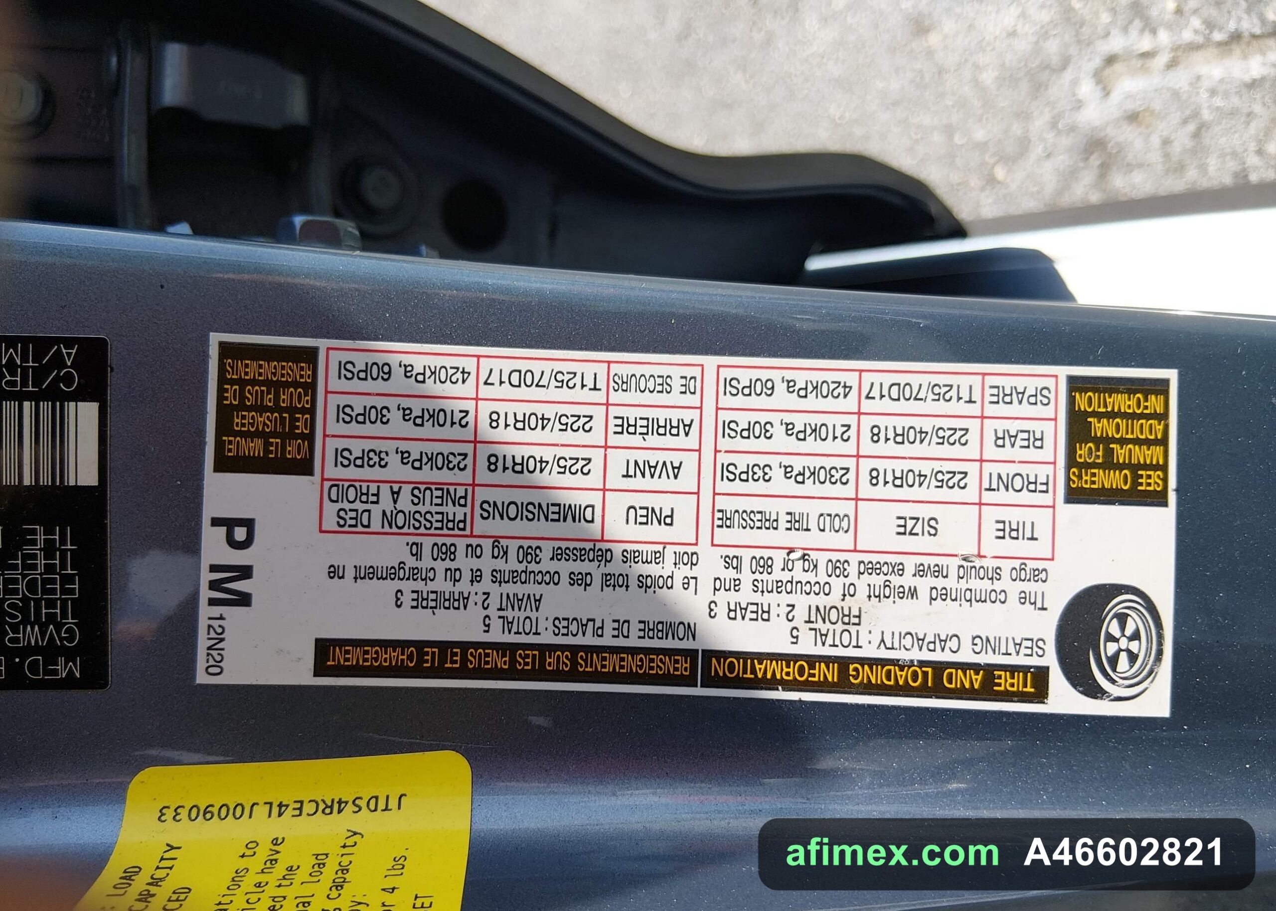 2020 Toyota Corolla for sale in Mauritania - Ref A46602821, photo 9