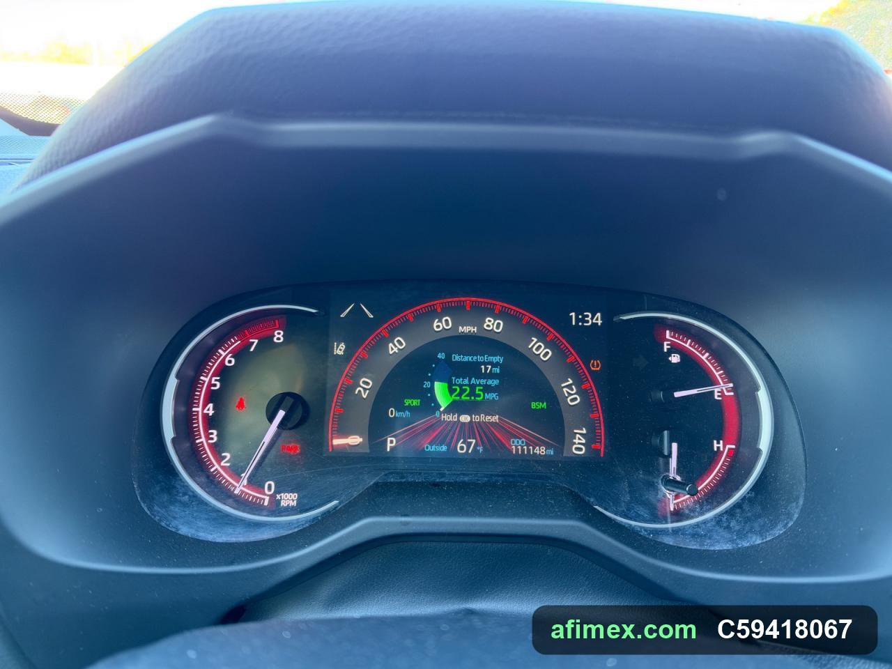 2022 Toyota RAV4 for sale in Mauritania - Ref C59418067, photo 8