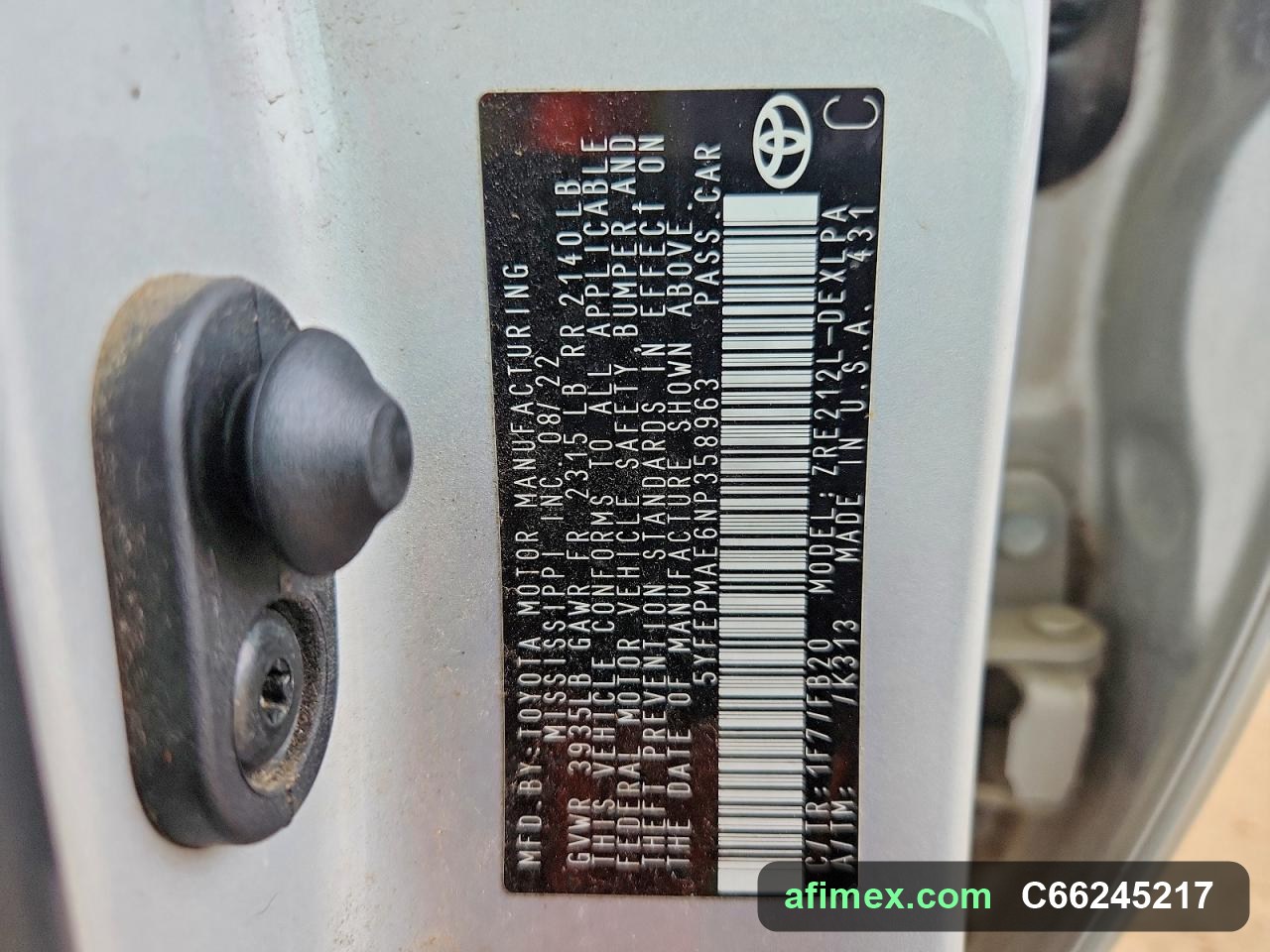 2022 Toyota Corolla for sale in Mauritania - Ref C66245217, photo 13