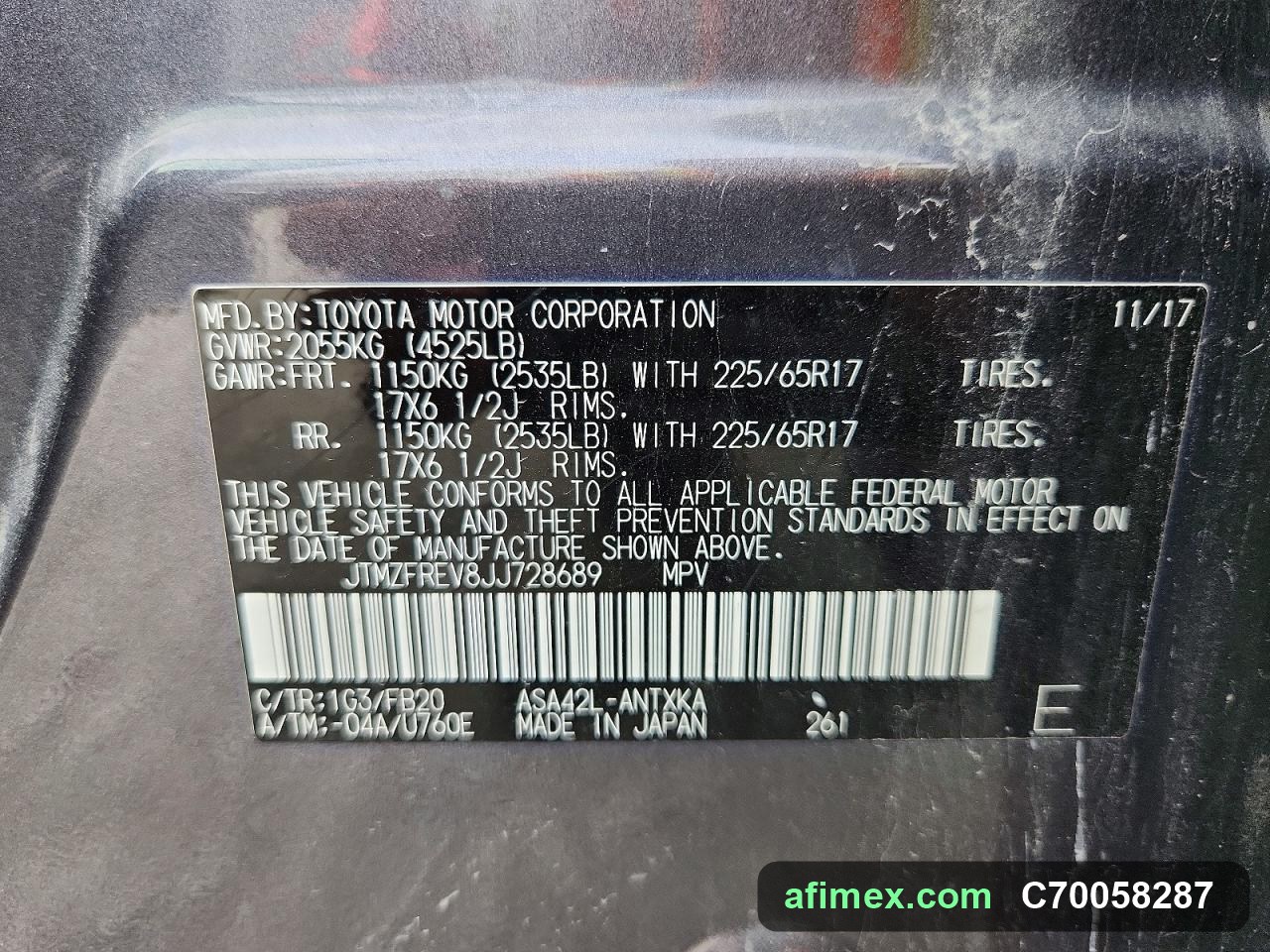 2018 Toyota RAV4 for sale in Mauritania - Ref C70058287, photo 13