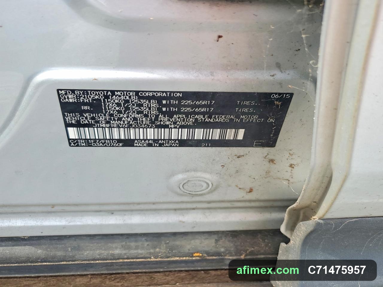 2015 Toyota RAV4 for sale in Mauritania - Ref C71475957, photo 14