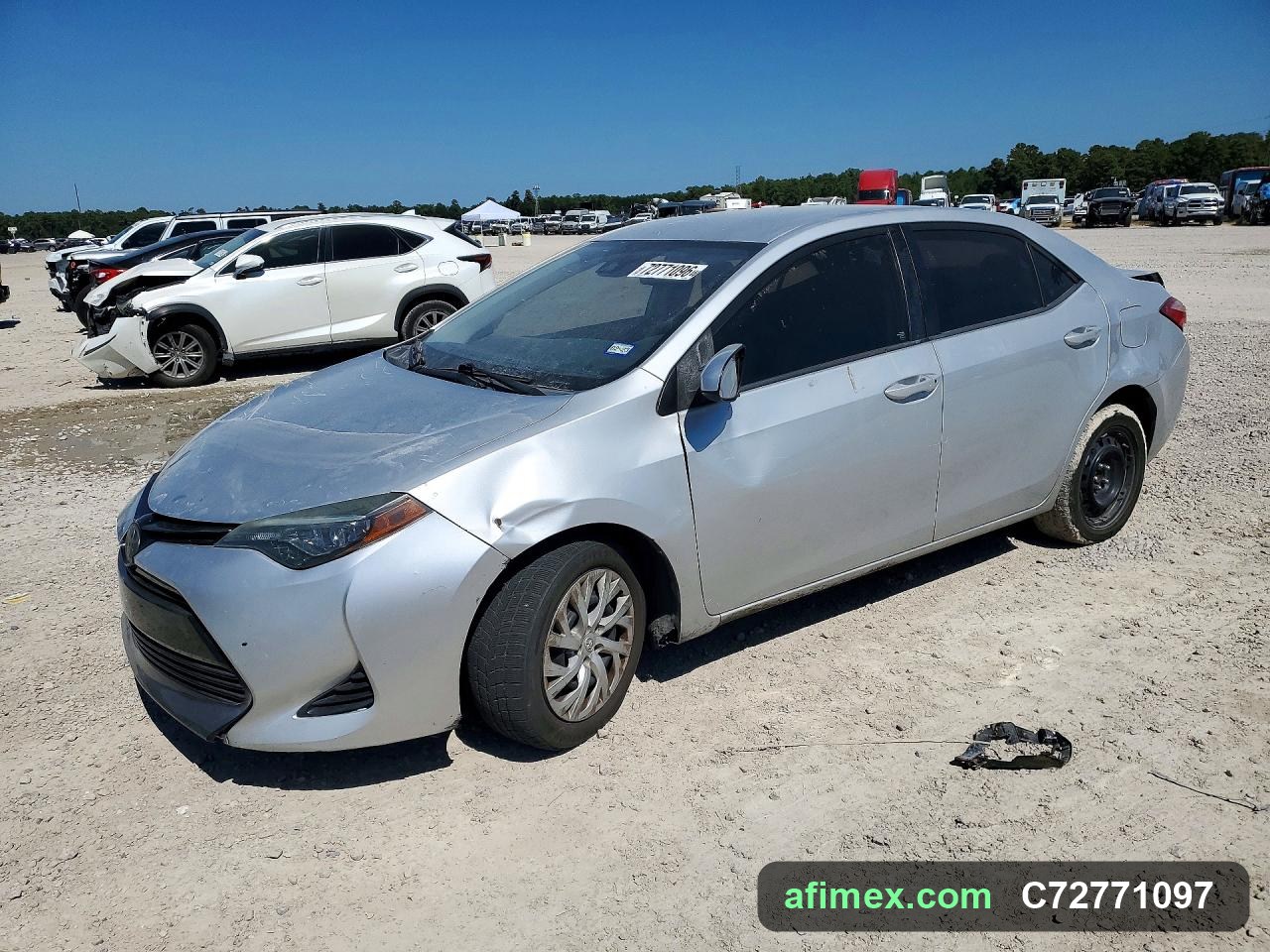 2017 Toyota Corolla for sale, ships from the USA to Mauritania